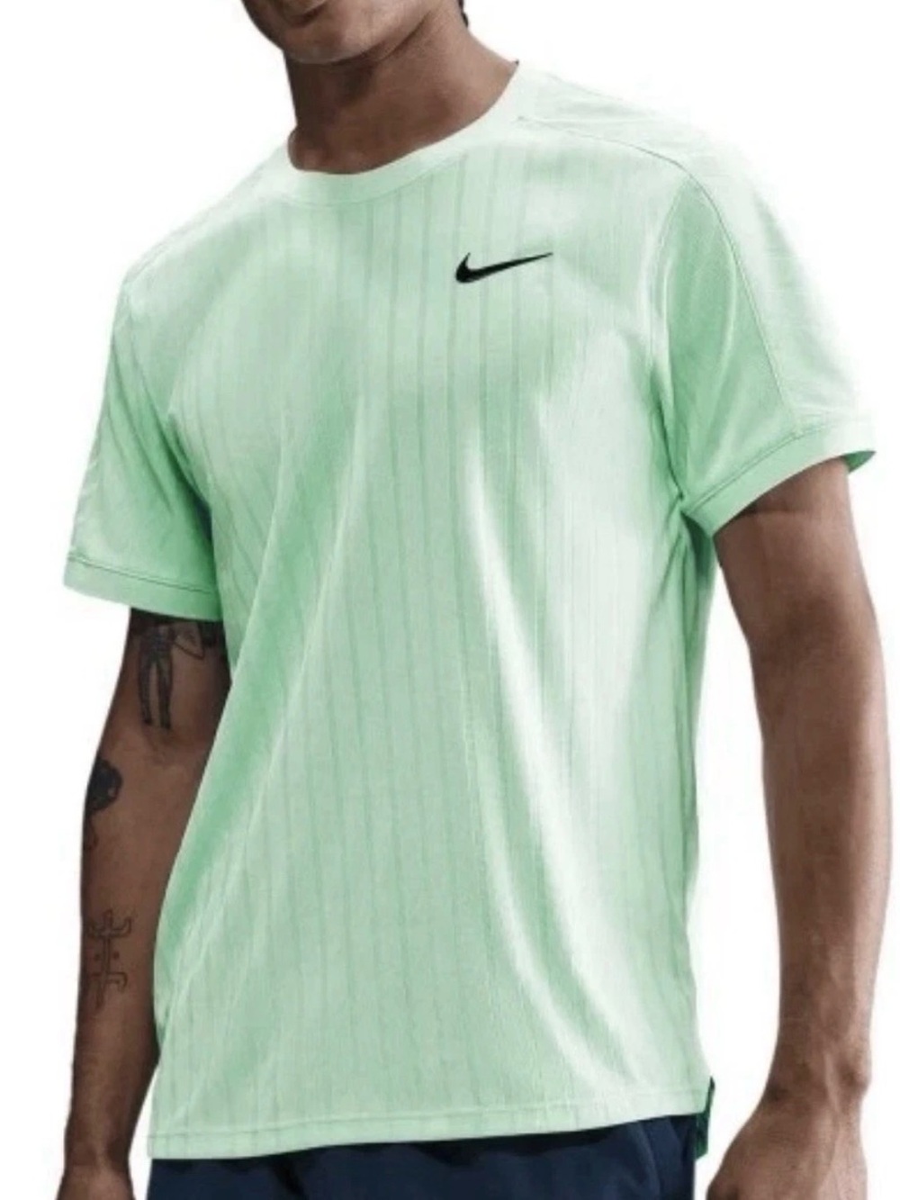 Nike Men’s NikeCourt Slam Tennis Top Dri-FIT ADV Mint Foam HM6712-353 Size M